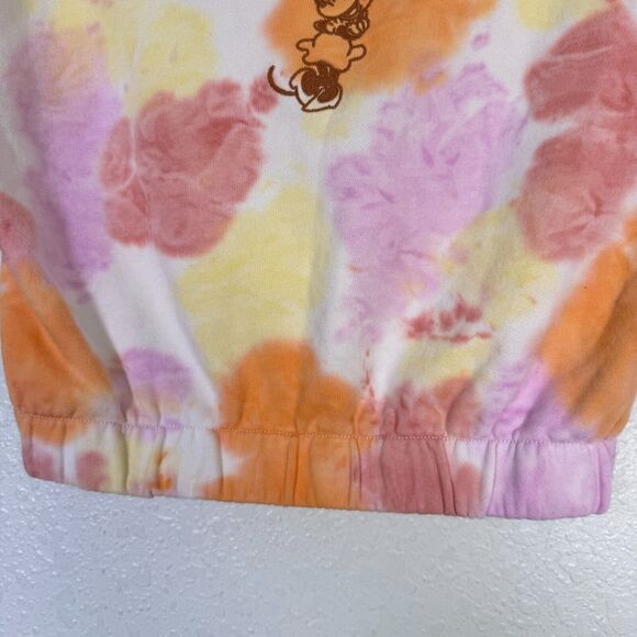 Minnie Mouse Top Womens Medium Tie Dye Knit Crop Pullover Disney Parks Merch M - Picture 6 of 11